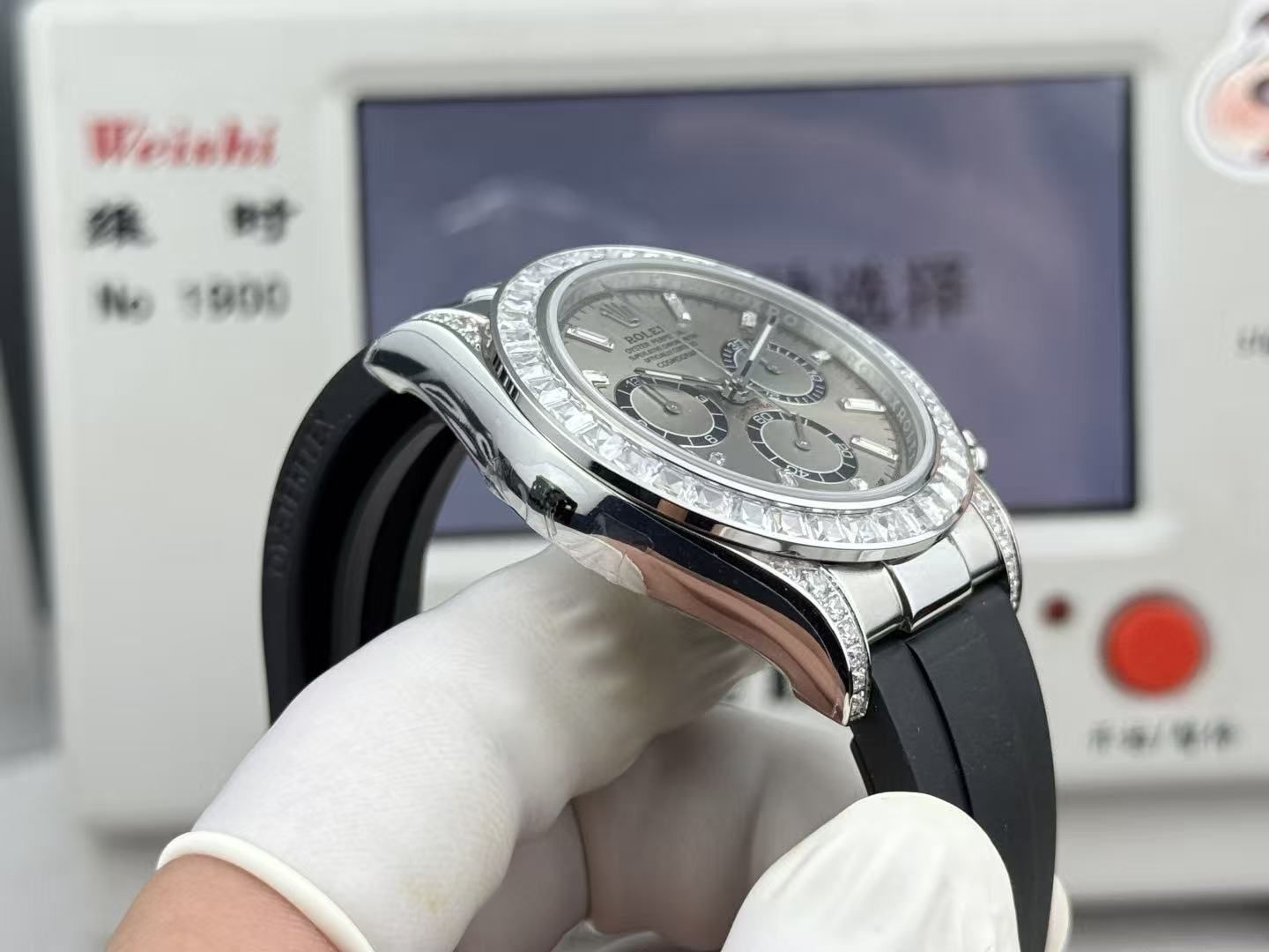 Rolex Cosmometer Daytona 126539TBR Cement Grey T-Square Diamond 40mm Automatic Chronograph 图 5