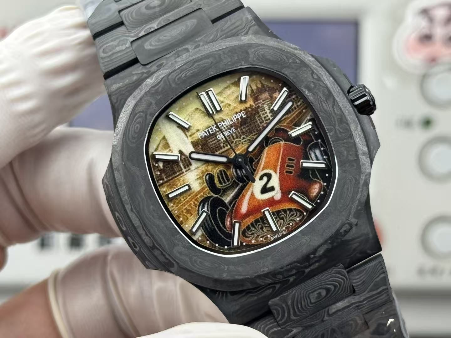 Patek Philippe Nautilus Carbon Racing Painted Disc Automatic Unisex 图 2