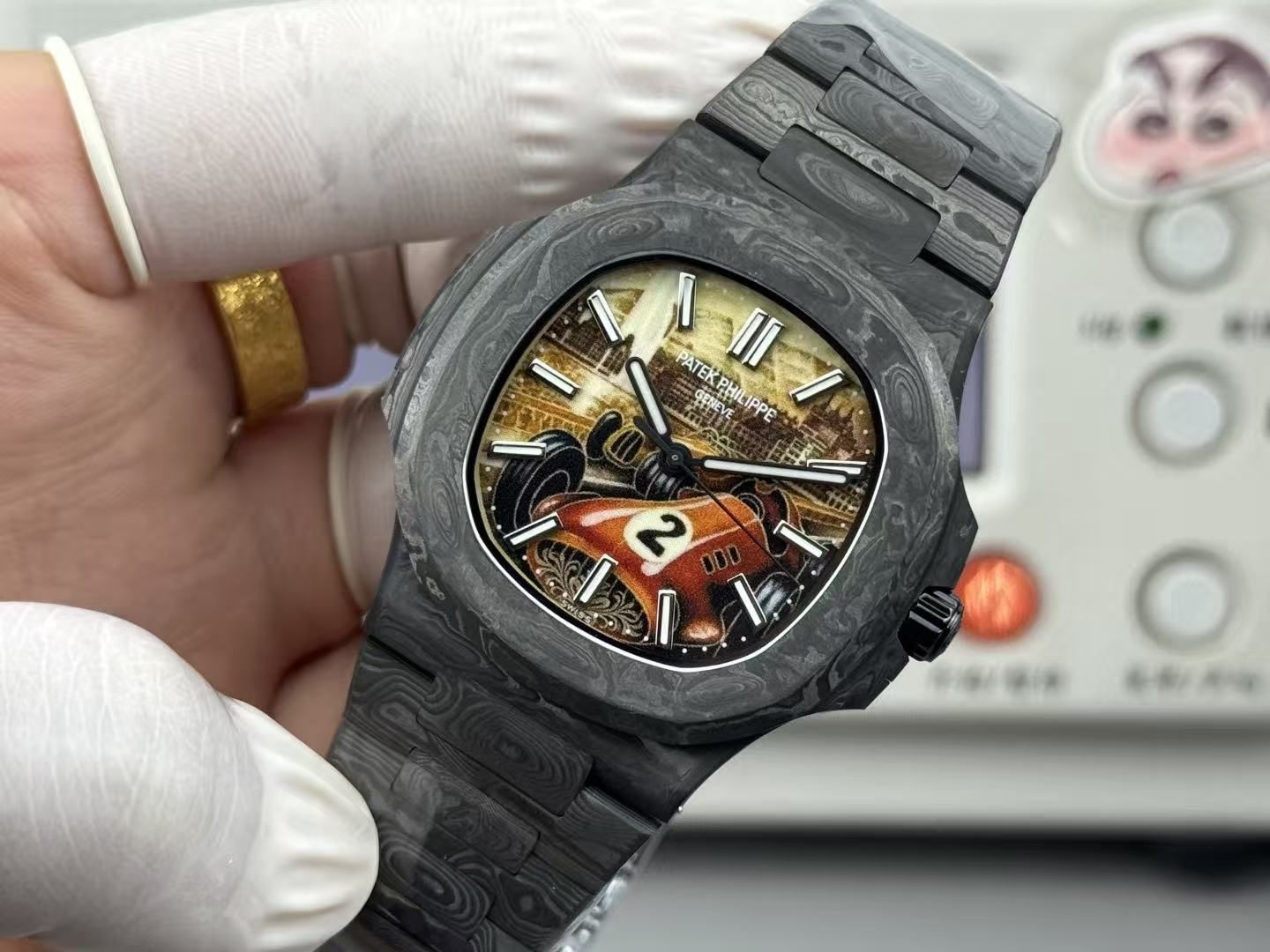 Patek Philippe Nautilus Carbon Racing Painted Disc Automatic Unisex 图 3