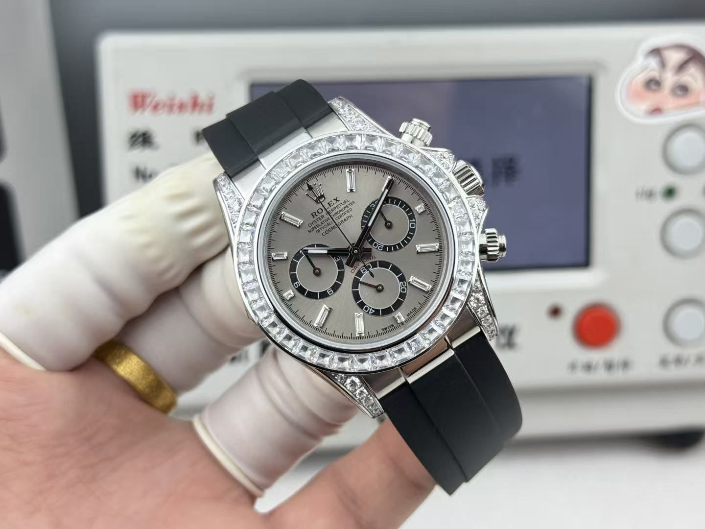 Rolex Cosmometer Daytona 126539TBR Cement Grey T-Square Diamond 40mm Automatic Chronograph 图 3