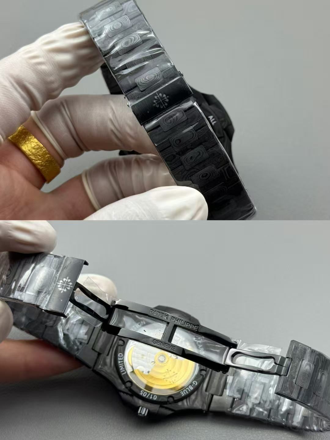 Patek Philippe Nautilus DIW Forged Carbon Tiffany Blue Disc Automatic Unisex 图 8