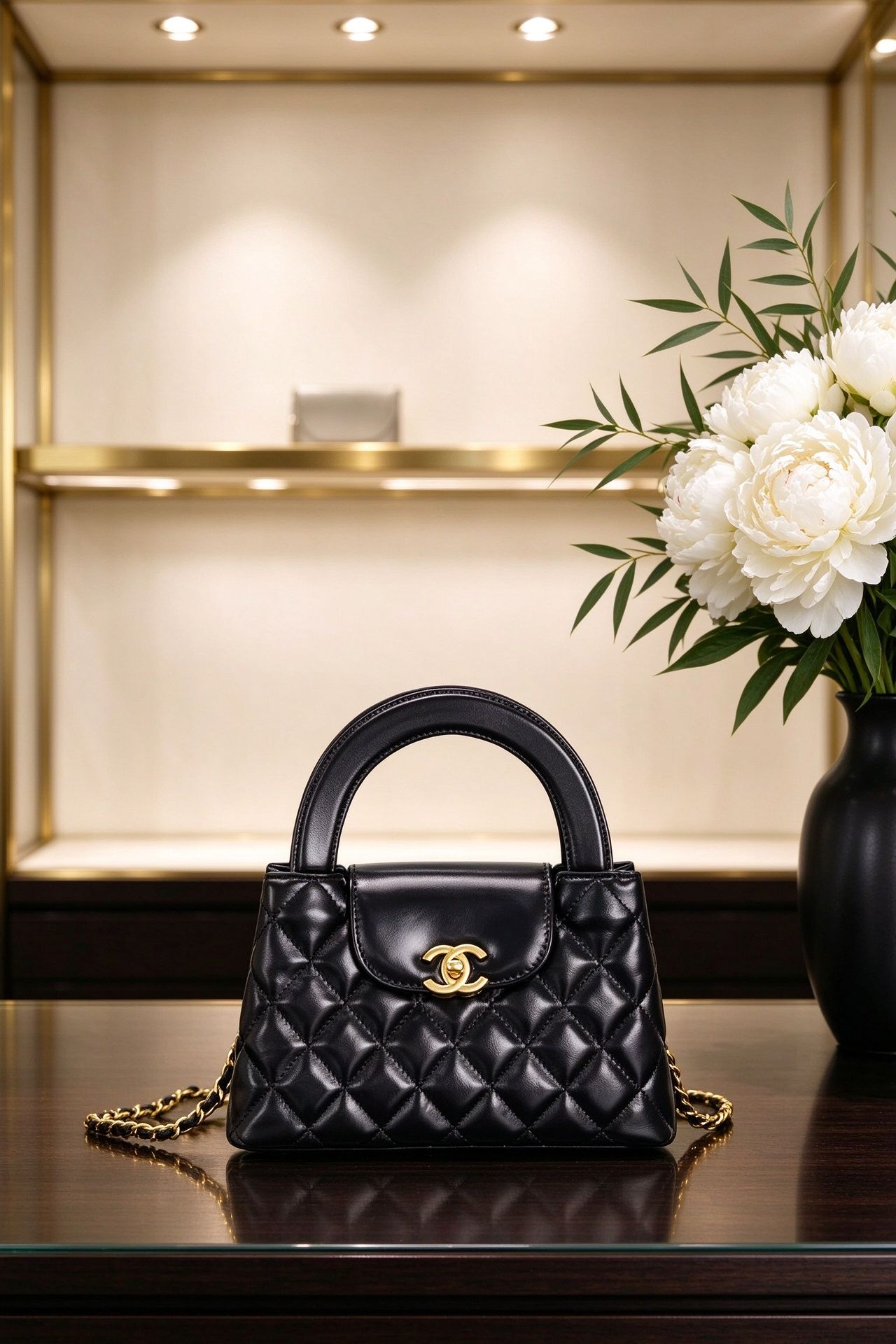 Classic Diamond Mini Kelly Handbag Chain Shoulder Crossbody Women's Bag 图 2