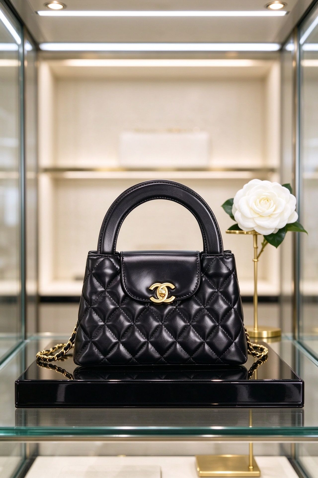 Classic Diamond Mini Kelly Handbag Chain Shoulder Crossbody Women's Bag 图 4