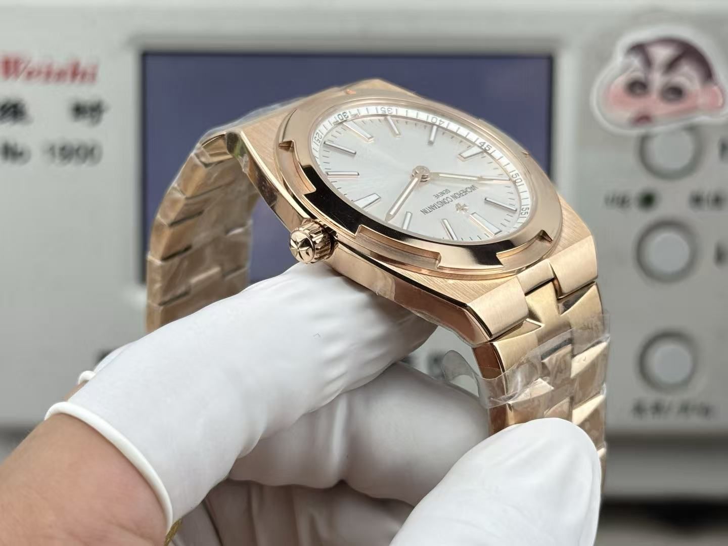 Light luxury ultra-thin two-pin automatic watch steel band business sports men's watch pearl tourbillon movement luminous dial 图 7