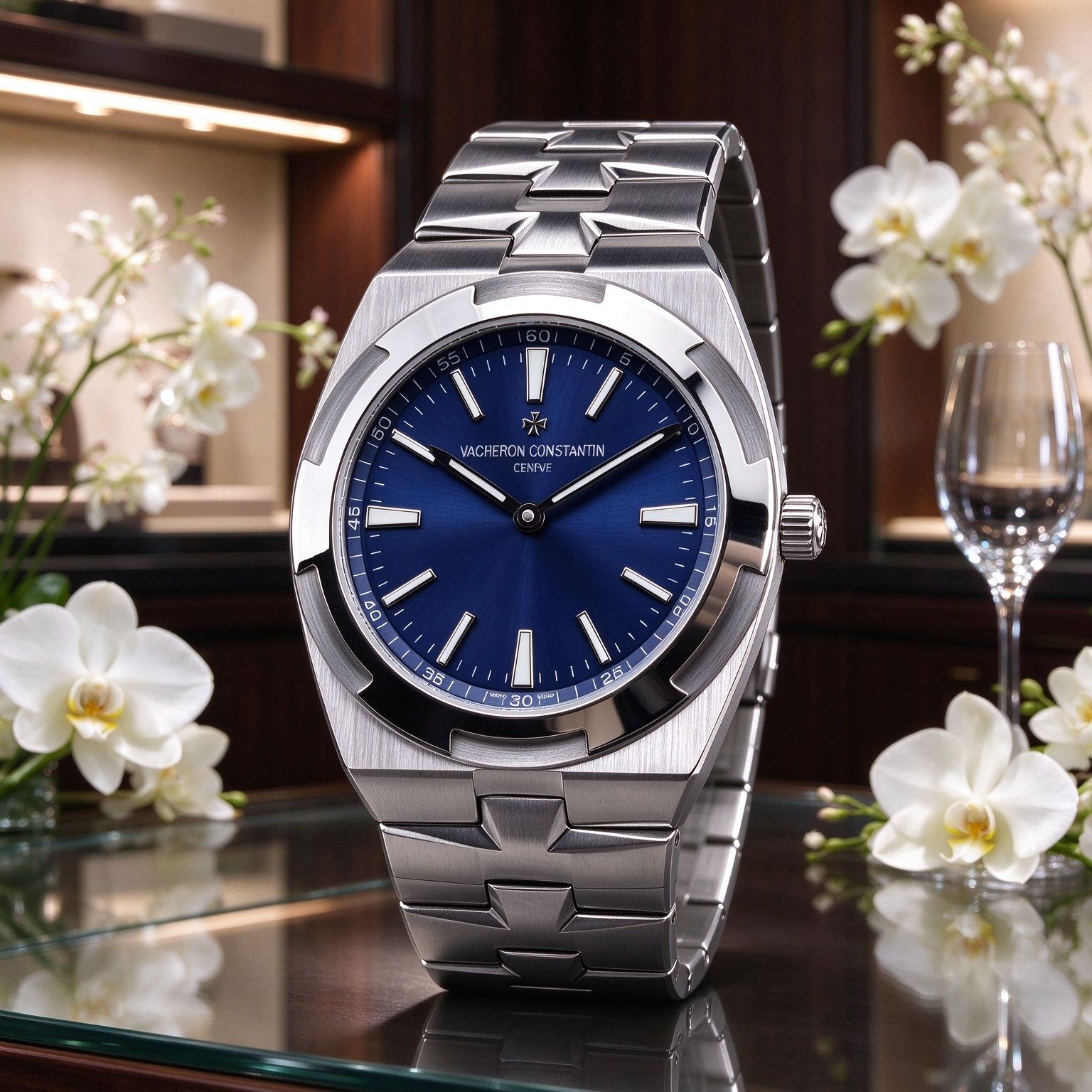 Men's Ultra-thin Two Needle Automatic Pearl Tourbillon Calibre Business Sport Luminous Steel Band Men's Watch