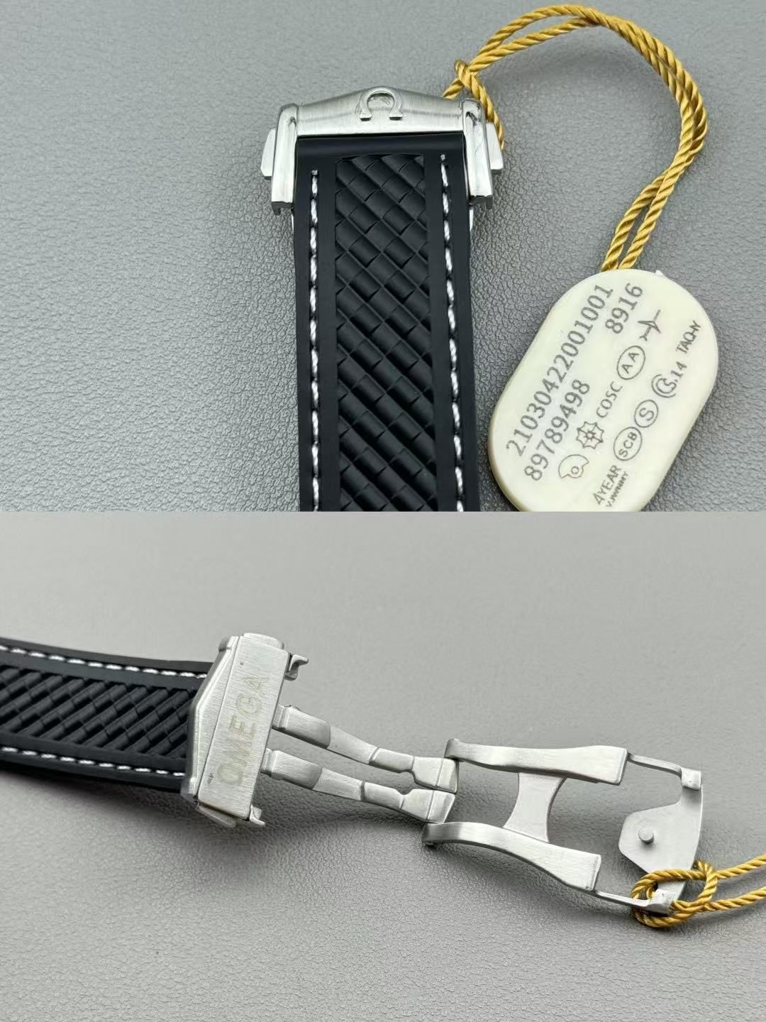 Omega Seamaster Aqua Terra 150m Automatic for Men Gradient Turquoise Dial Black Rubber Band Watch 图 8