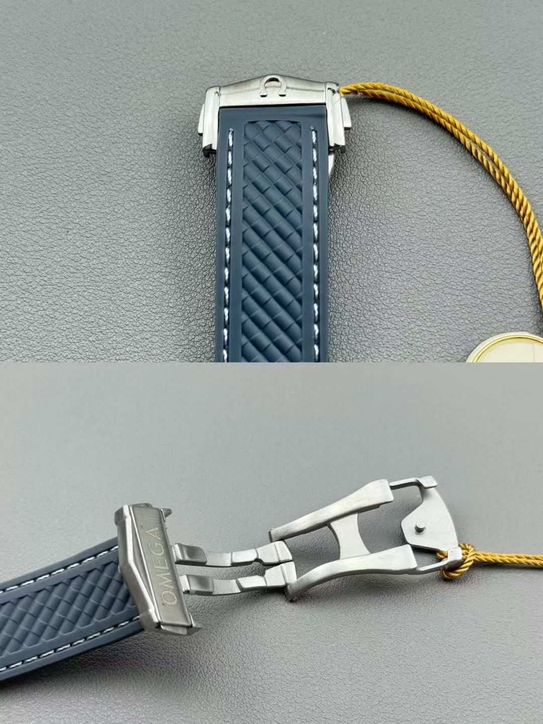 Omega Seamaster Aqua Terra White Small Second Men's Watch Rubber Band Business Sport Watch 图 9