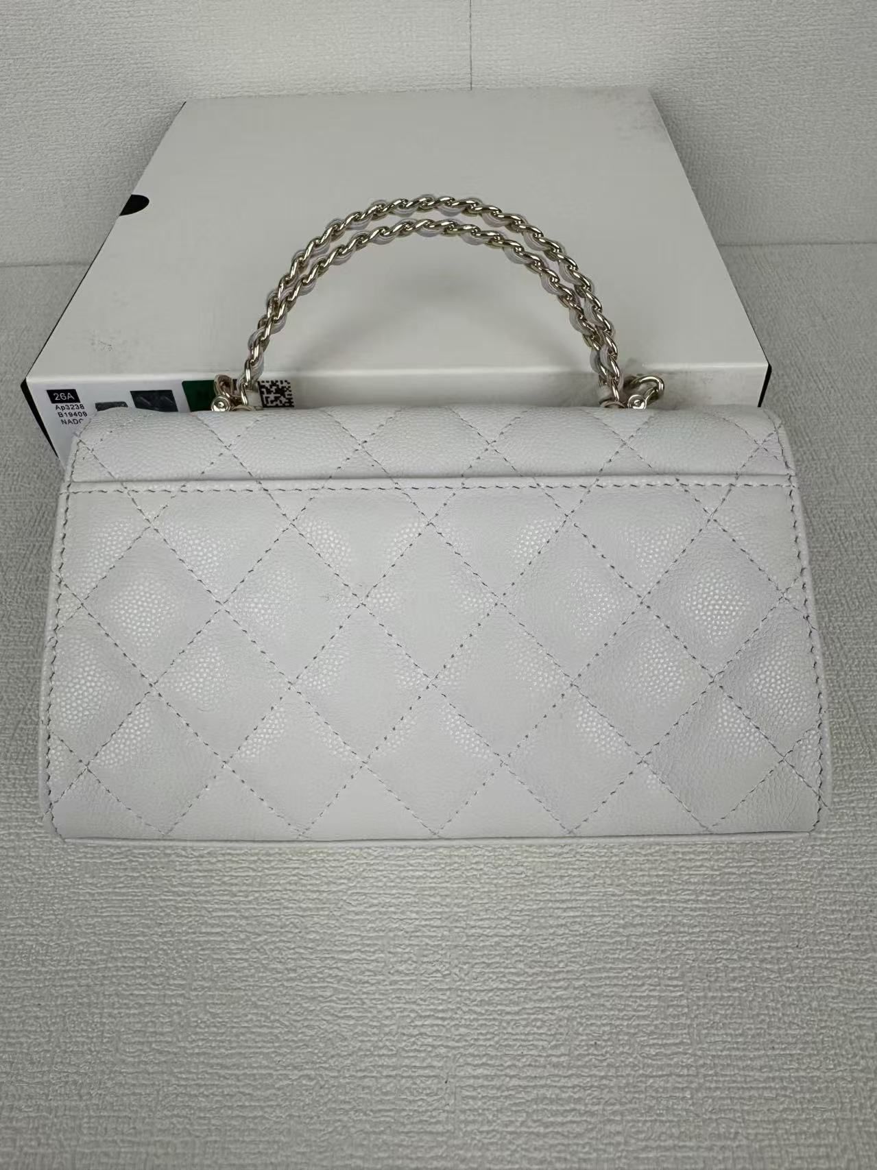 Chanel Light Luxury Caviar Rhombus Small Square Bag Women's Woven Chain Handbag Crossbody Flip Bag Multicolor 图 7