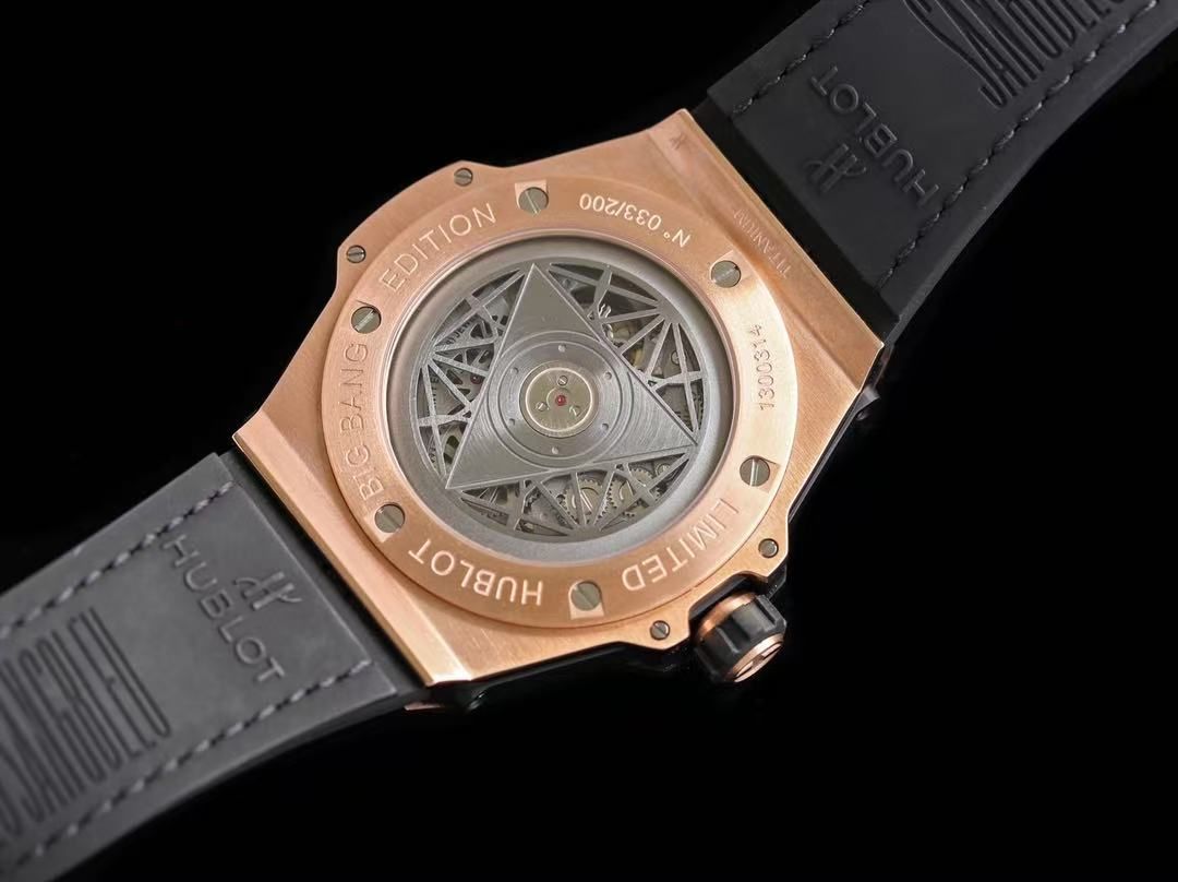 Hublot Big Bang Tattoo Full Diamond Men's Watch, 5 Colors Optional, Belt, Auto 图 6
